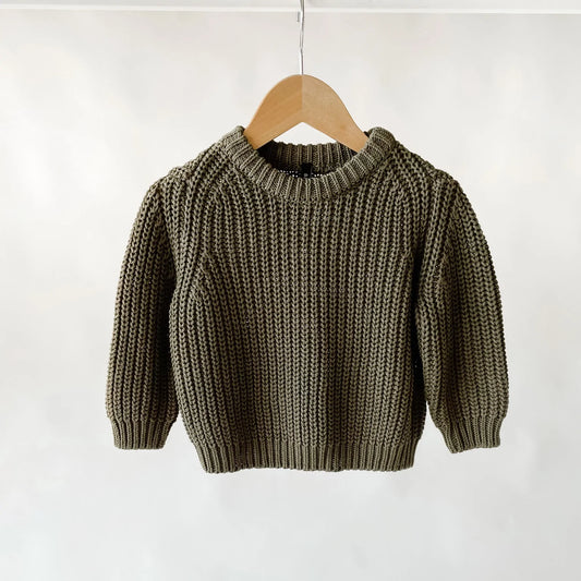 Knit Sweater - Army Green